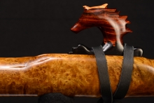 Myrtle Burl Native American Flute, Minor, Low F-4, #F28J